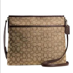 File Bag Signature jacquard Coach